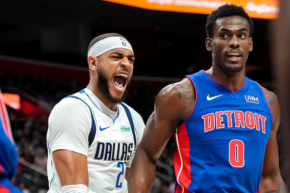 Daniel Gafford after making a basket.